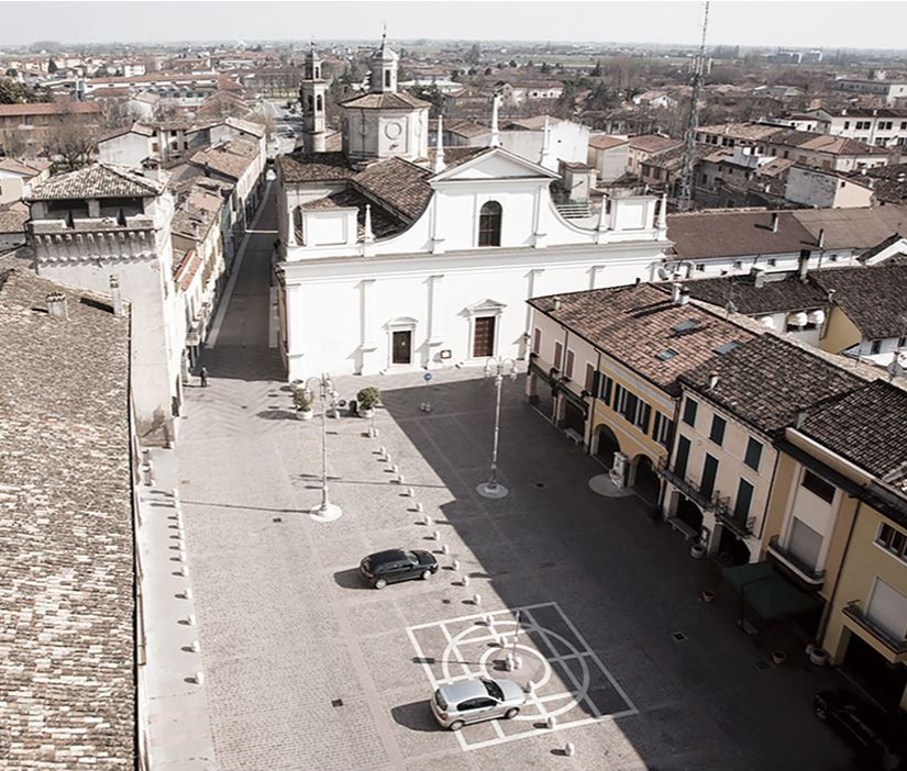Panoramic view of Castel Goffredo